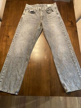 rag & bone Men's Light Gray Fit 4 straight Jeans